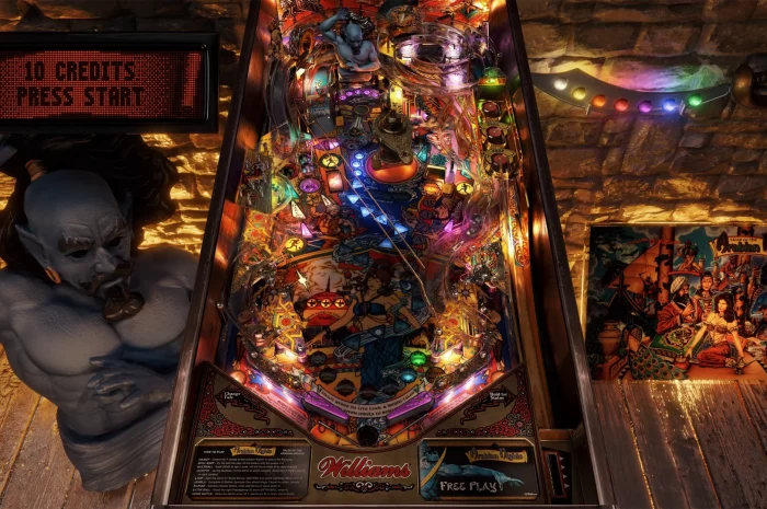 Pincab – Tales of the Arabian Nights de Williams 1996 disponible en 4K – Virtual Pinball